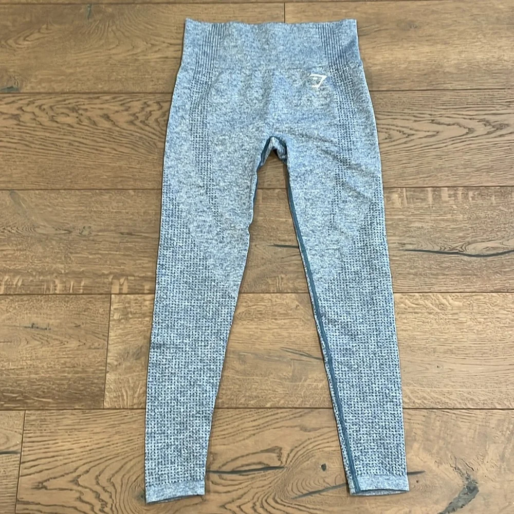 GymShark Vital Blue Leggings - Picture 2 of 8